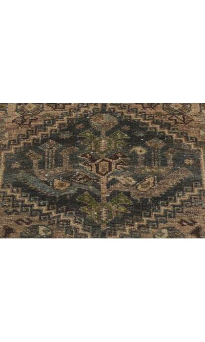 4 x 5 Antique Persian Hamadan Rug 60995