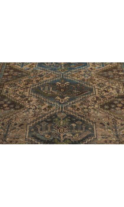 4 x 5 Antique Persian Hamadan Rug 60995
