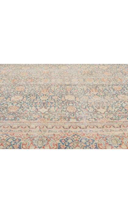 11 x 16 Distressed Antique Persian Kerman Rug 61024