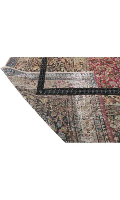 12 x 19 Antique-Worn Persian Khorassan Rug 61022