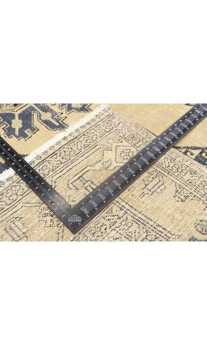 7 x 10 Distressed Antique Persian Viss Rug 60943