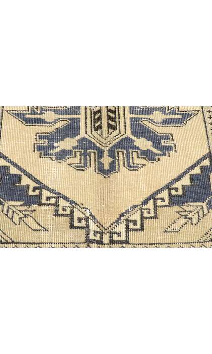 7 x 10 Distressed Antique Persian Viss Rug 60943