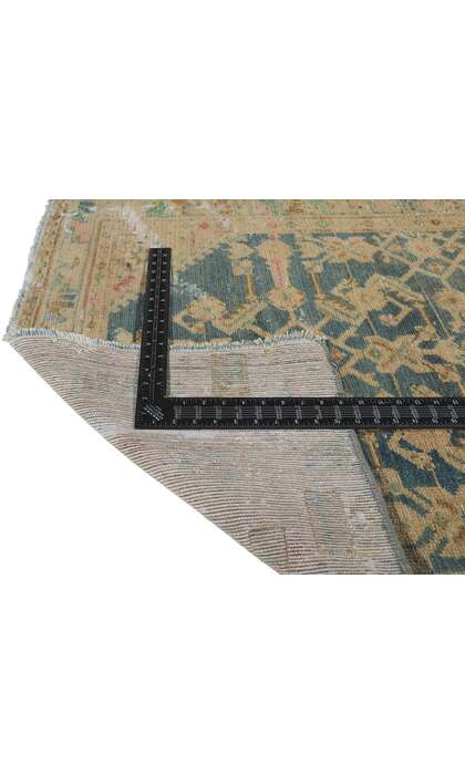 3 x 12 Antique Blue Persian Malayer Rug Runner 60992