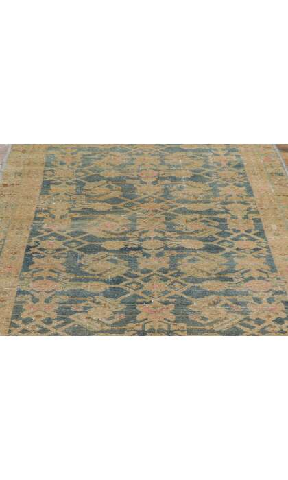 3 x 12 Antique Blue Persian Malayer Rug Runner 60992