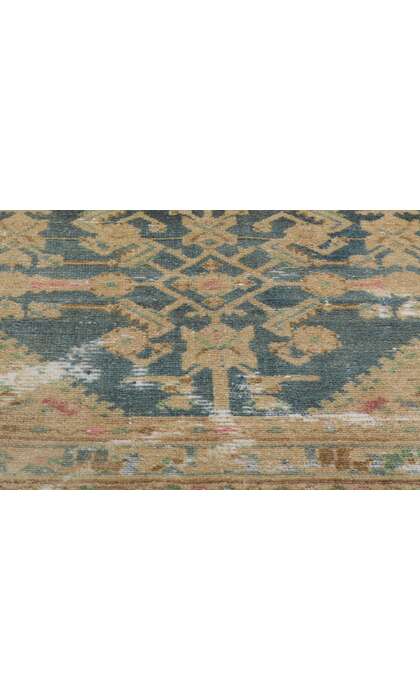 3 x 12 Antique Blue Persian Malayer Rug Runner 60992