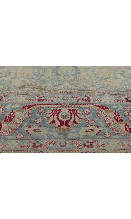 11 x 14 Antique-Worn Persian Tabriz Rug 53774