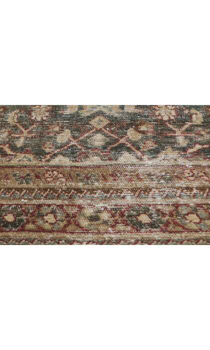 5 x 10 Antique-Worn Persian Malayer Rug 60956