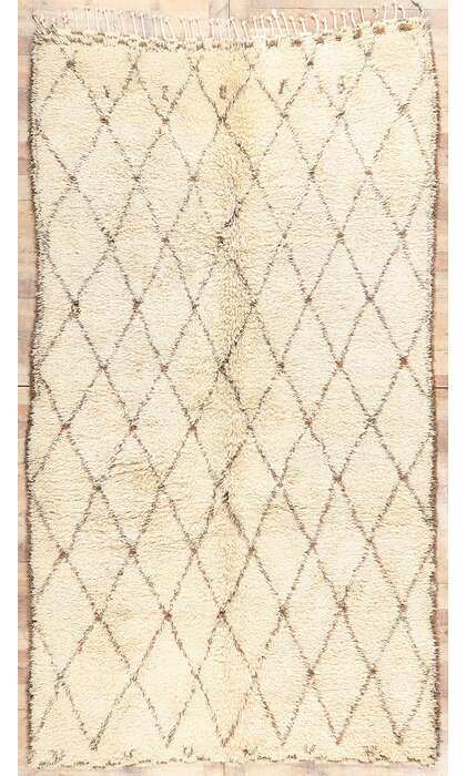 7 x 12 Vintage Moroccan Beni Ourain Rug 20338