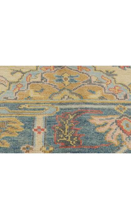 9 x 12 Colorful Modern Oushak Rug 80731