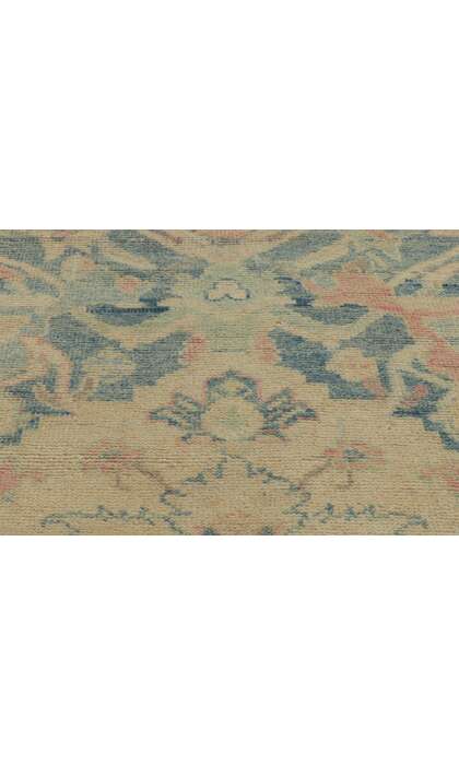 9 x 13 Colorful Modern Oushak Rug 80727