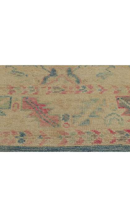 9 x 13 Colorful Modern Oushak Rug 80727