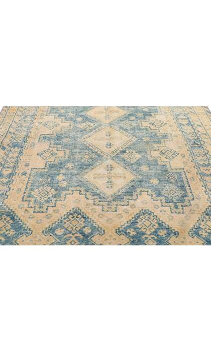 5 x 7 Vintage-Worn Persian Viss Rug 61121