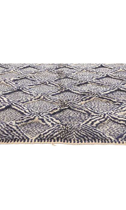 6 x 10 Modern Beni Mrirt High-Low Moroccan Rug 20667