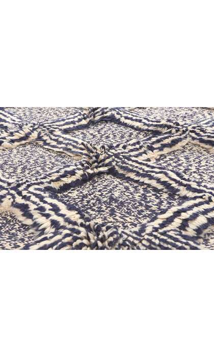 6 x 10 Modern Beni Mrirt High-Low Moroccan Rug 20667