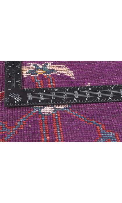 9 x 12 Modern Colorful Purple Oushak Rug 80817