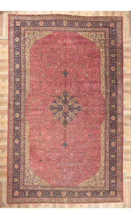 14 x 22 Oversized Antique Pink Turkish Sivas Rug 71257