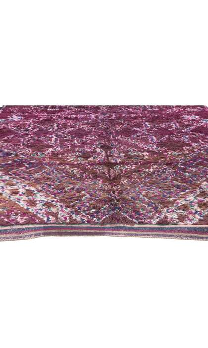 6 x 10 Vintage Purple Beni MGuild Moroccan Rug 20779