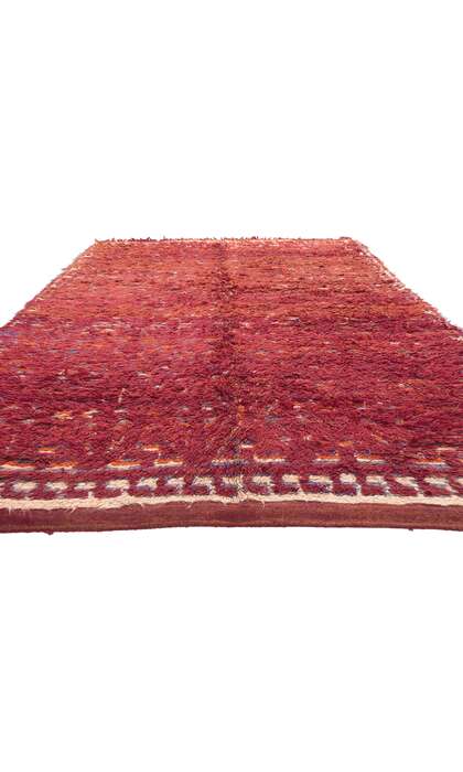 6 x 10 Vintage Red Beni MGuild Moroccan Rug 20617