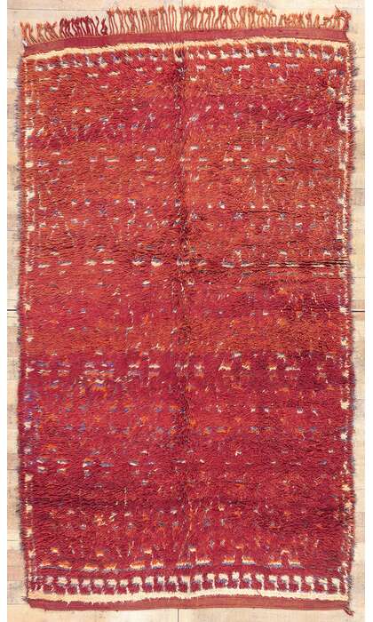 6 x 10 Vintage Red Beni MGuild Moroccan Rug 20617