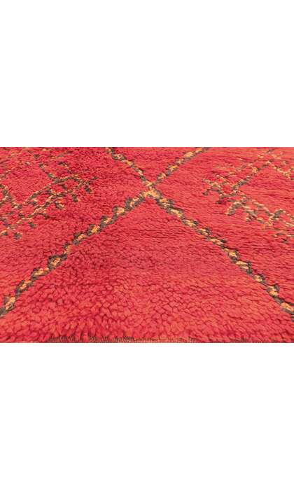 6 x 8 Vintage Red Beni MGuild Moroccan Rug 20890