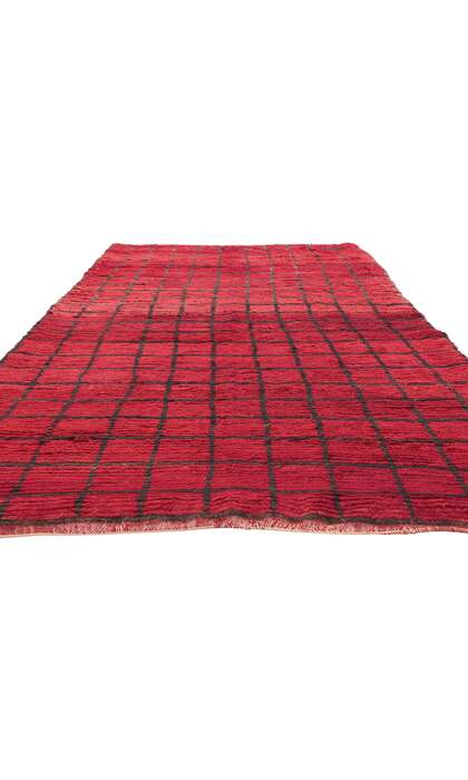 5 x 10 Reversible Red Vintage Moroccan Rug 20532