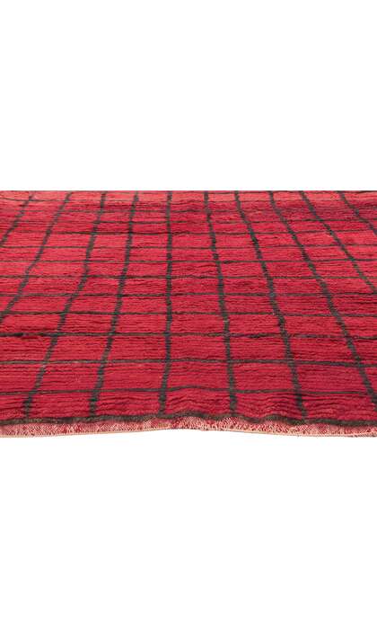 5 x 10 Reversible Red Vintage Moroccan Rug 20532