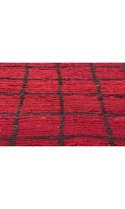 5 x 10 Reversible Red Vintage Moroccan Rug 20532