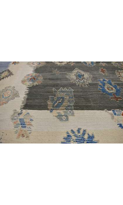 9 x 12 Modern Turkish Kilim Rug 52212