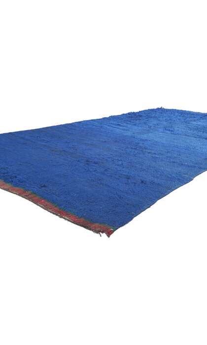 6 x 11 Vintage Blue Beni Mrirt Moroccan Rug 21001
