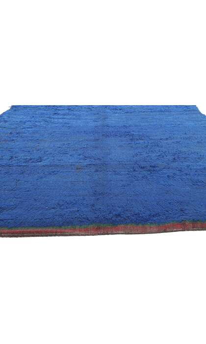 6 x 11 Vintage Blue Beni Mrirt Moroccan Rug 21001