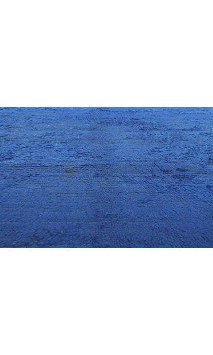 6 x 11 Vintage Blue Beni Mrirt Moroccan Rug 21001