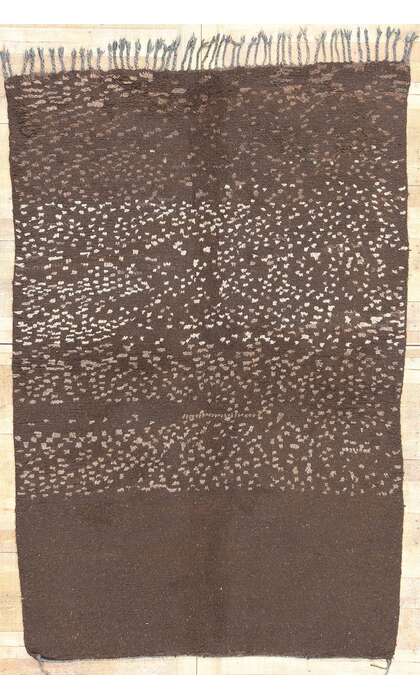 6 x 8 Vintage Brown Moroccan Rug 20281