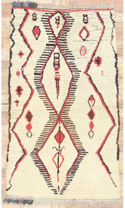 5 x 8 Vintage Moroccan Azilal Rug 20020