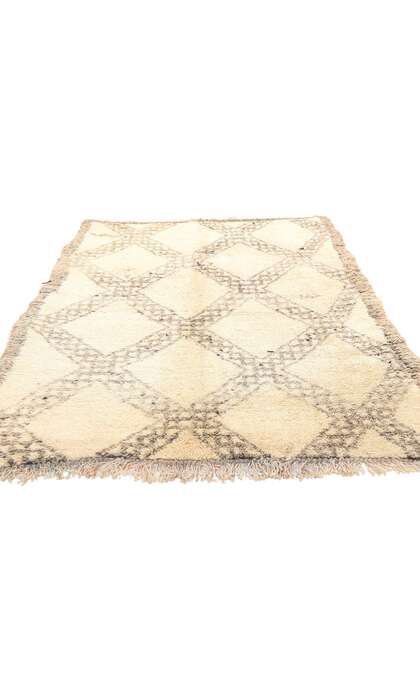 3 x 6 Vintage Moroccan Beni Ourain Rug 20224