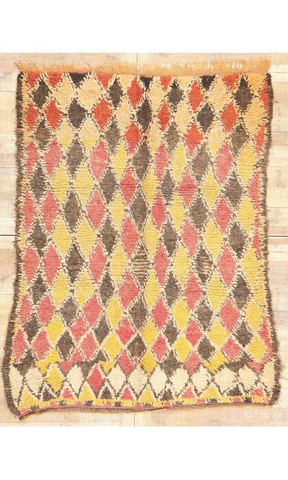 5 x 7 Vintage Boujad Moroccan Rug 20443