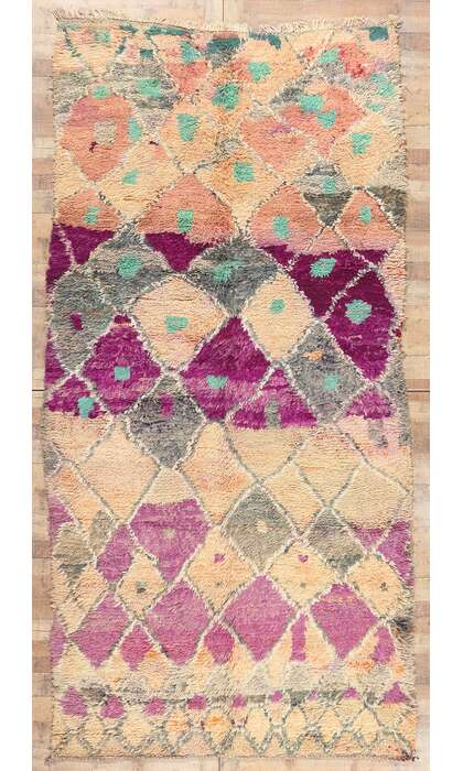 6 x 13 Vintage Boujad Moroccan Rug 20522