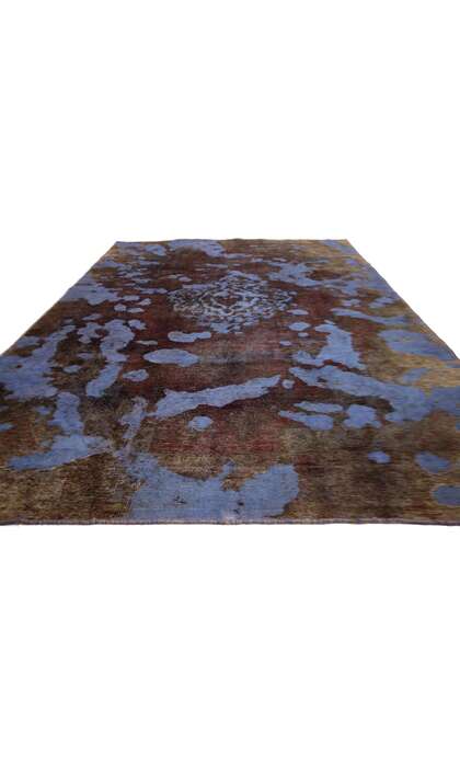 6 x 10 Vintage Turkish Overdyed Rug 60626