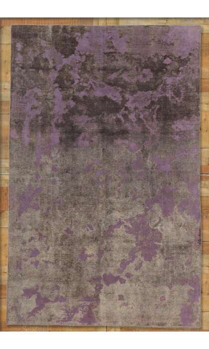 6 x 10 Vintage Turkish Overdyed Rug 60627