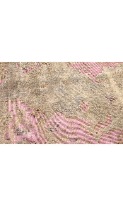 7 x 10 Vintage Turkish Overdyed Rug 60730