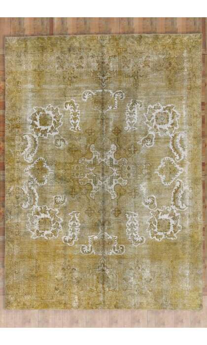 8 x 11 Vintage Turkish Overdyed Rug 60733