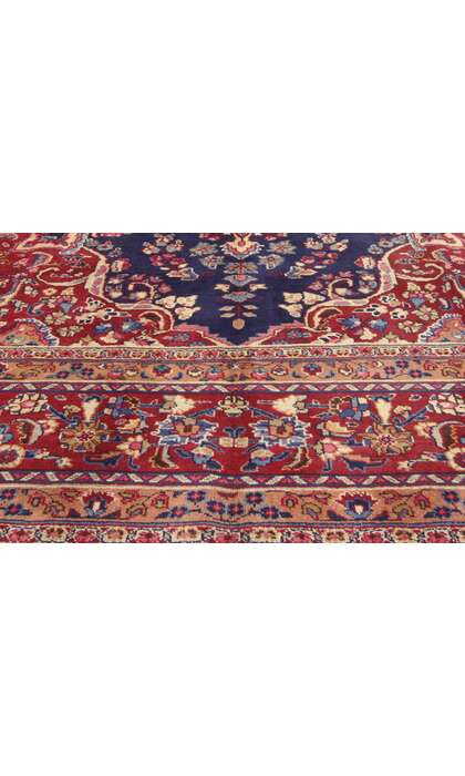 9 x 13 Vintage Persian Mashhad Rug 76253