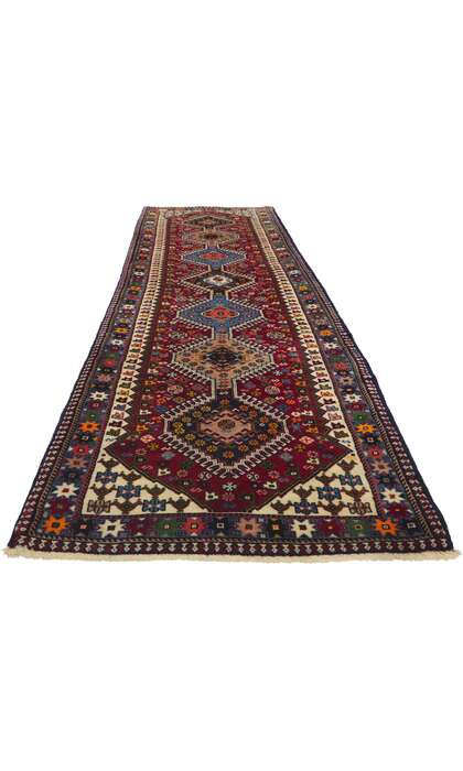 3 x 11 Vintage Persian Shiraz Rug 61044