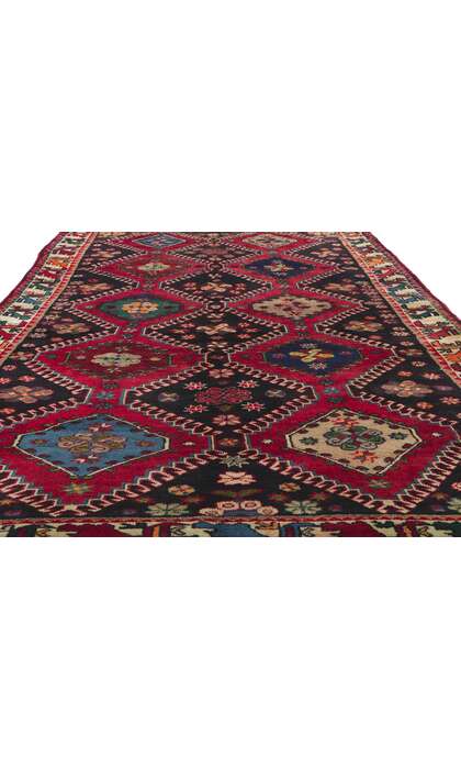 5 x 10 Vintage Persian Shiraz Rug 61038