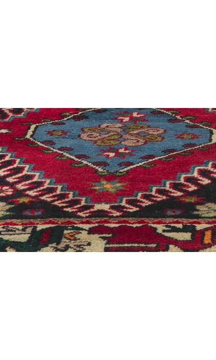 5 x 10 Vintage Persian Shiraz Rug 61038
