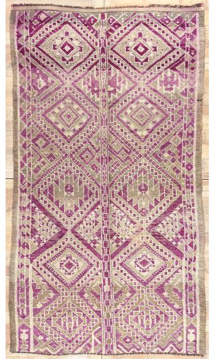 6 x 10 Vintage Purple Beni MGuild Moroccan Rug 20666