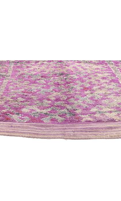 6 x 11 Vintage Purple Boujad Moroccan Rug 20596