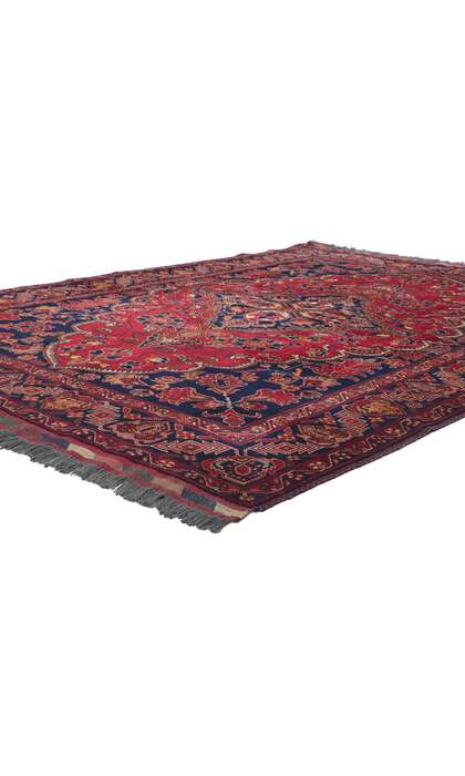 6 x 8 Vintage Afghani Rug 78344