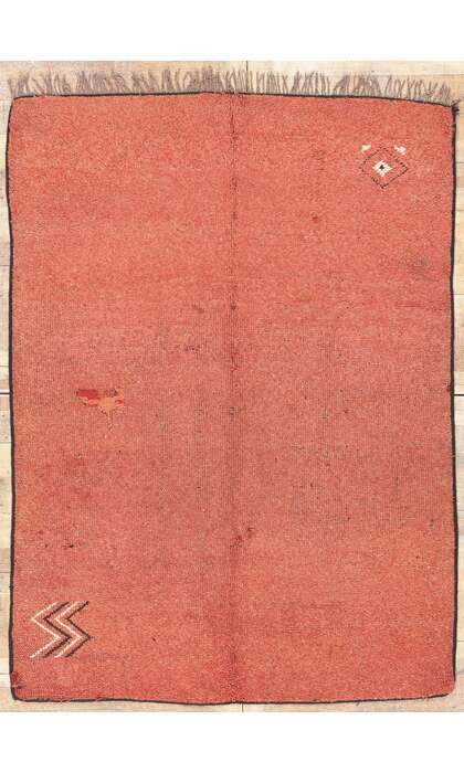 6 x 8 Vintage Red Moroccan Rug 20045
