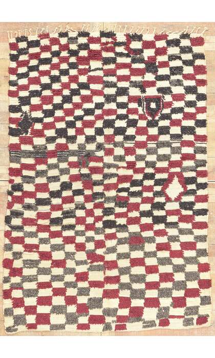 5 x 8 Vintage Rehamna Moroccan Rug 20402