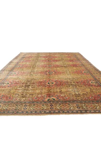 7 x 10 Vintage Turkish Kayseri Rug 72724